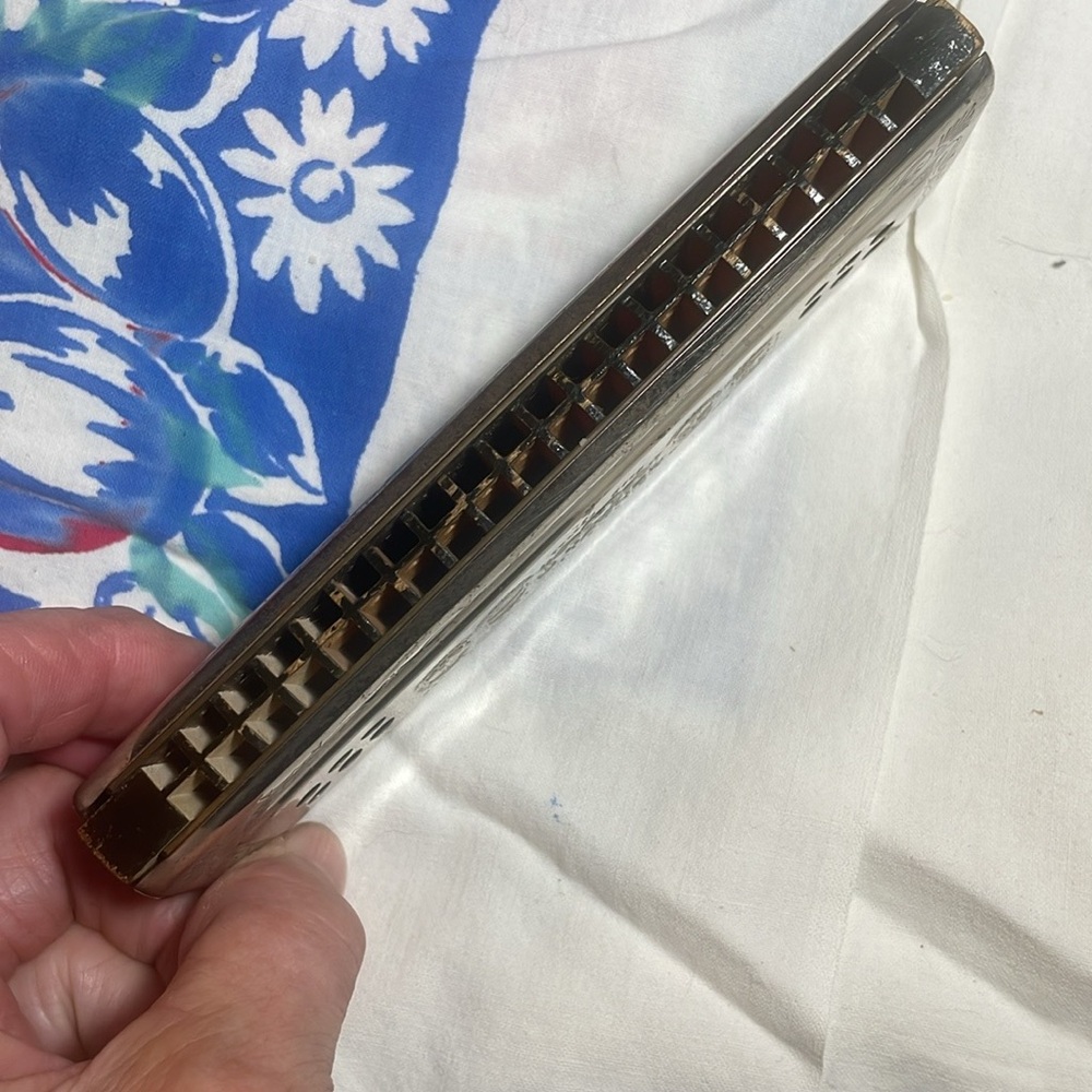 Echo Bell Metal Reeds Harmonica - Picture 7 of 9